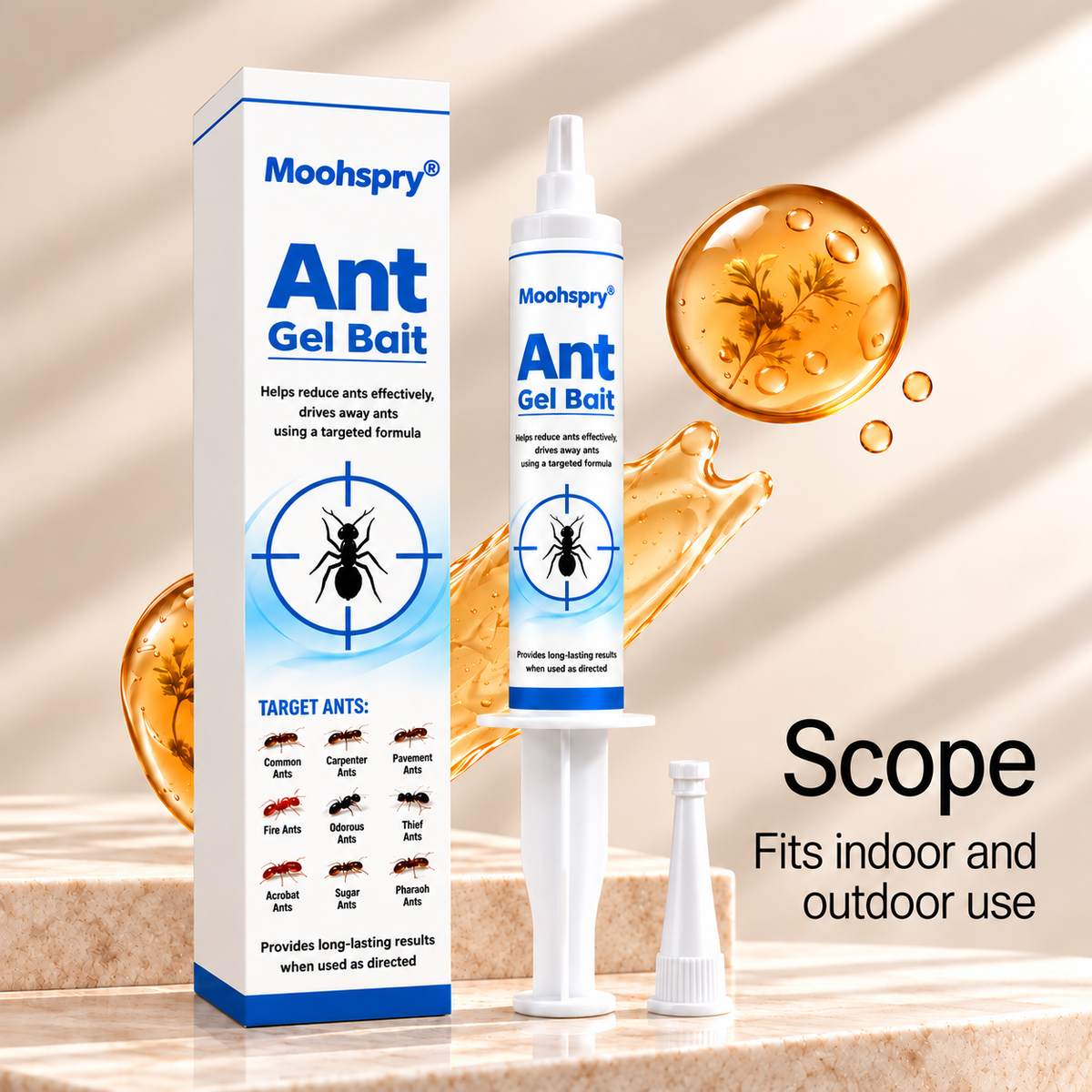 Moohspry® Ant Gel Bait – Powerful Ant Control